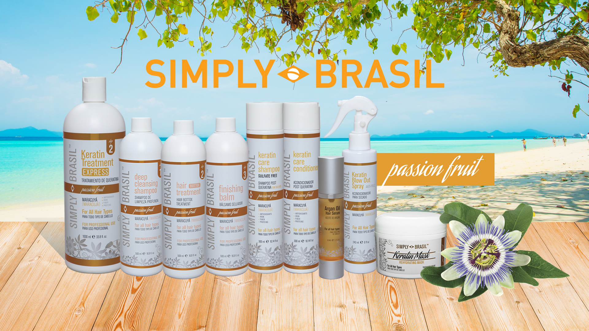 Simply Brasil Brazilian Keratin and professional hair care products