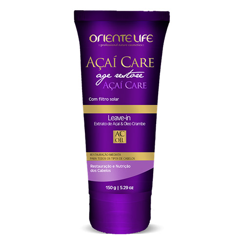Oriente Life Acai Care Leave-in Cream, 150 g (5.29 oz)